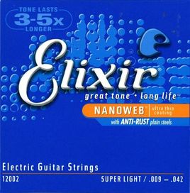 Elixir Nano Elec Super Light 9-42 String