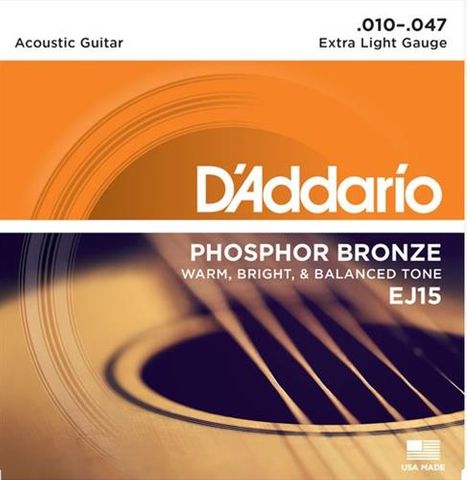 Daddario EJ15 Earth 10-47 XL Strings