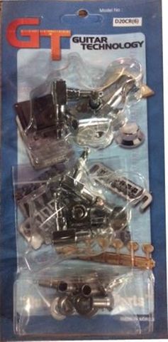 GT Geared Machine Heads Chrome