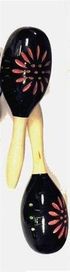 P Plus Wood Maracas BLACK