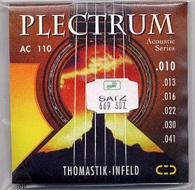 DT Plectrum Bronze AC110 10/41 Strings