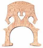 Valencia 1/2 Cello Bridge Select Maple