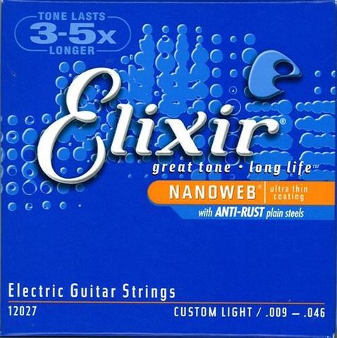 Elixir Nano 9-46 Elec Custom Light Strgs