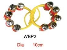 1pr P Plus Red and Yellow Sleigh Bells