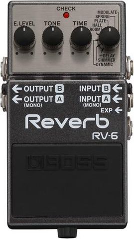 Boss Digital Reverb Pedal RV6