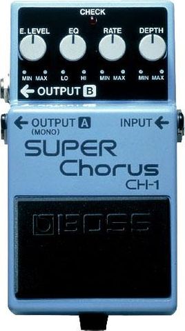 Boss Super Chorus CH1 Effects Pedal