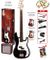 SX BLACK P Bass Guitar and Amp Pack
