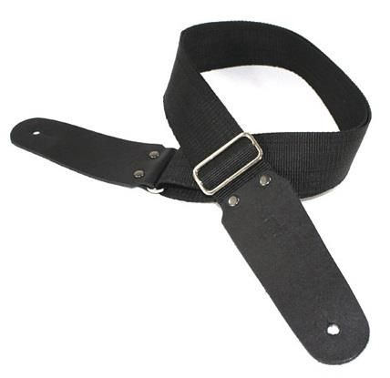 DSL 50Poly Black Guitar Strap