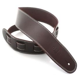 DSL Leather Brown/Bge Guitar Strap 17-3