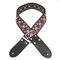 DSL Jacquard Red and Black Guitar Strap