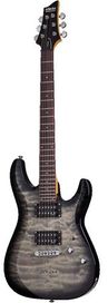 Schecter C - 6 Plus Char Burst Electric