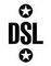 DSL Black Leather 2.5in Guitar Strap