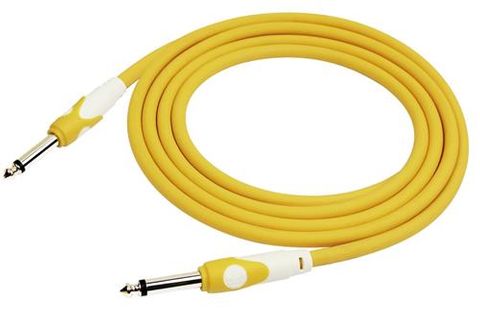 Kirlin 20ft YELLOW Guitar Cable