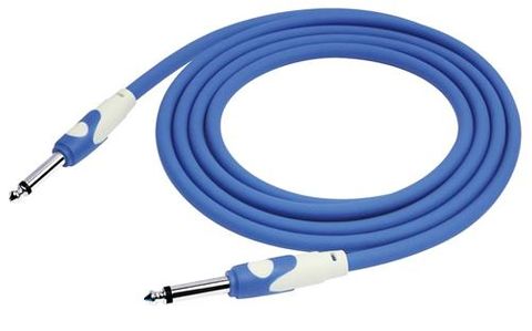 Kirlin 20ft BLUE Light Gear Guitar Cable