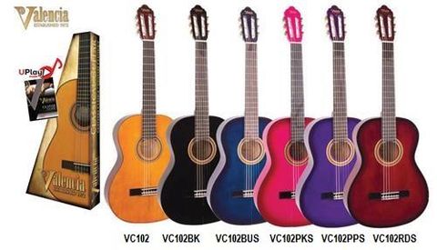Valencia 1/2 BK100 Series Classic Guitar