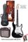 SX 3/4 LH Electric Guitar Kit BLACK