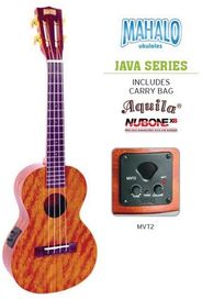 Mahalo J3TTBR Java Tenor Ac/El Ukulele