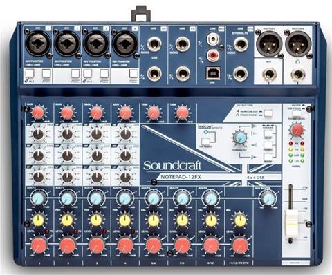 Soundcraft Notepad 12FX Mixing Console