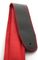 DSL 2.5in Black Red Padded Leather Strap