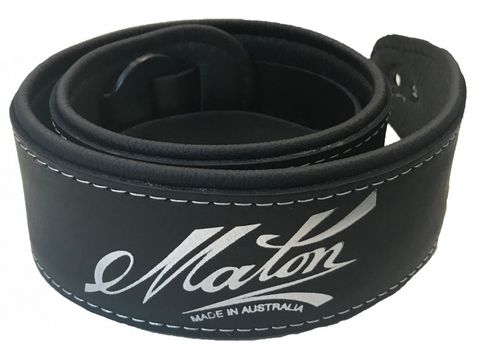 Maton 2.5 Soft Padded Black Maton Strap