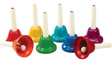 Opus Perc 8 Note Hand Bell Set