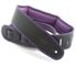 DSL 2.5in Black and Purple Leather Strap