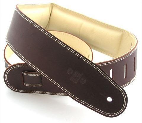 DSL 2.5in Brown Beige Guitar Strap