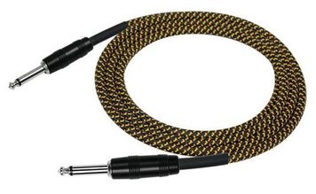Kirlin 10ft Tweed Blk Ends Guitar Cable