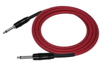 Kirlin 20ft Woven RED Guitar Cable