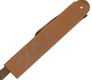 Cole Clark TAN Leather Guitar Strap