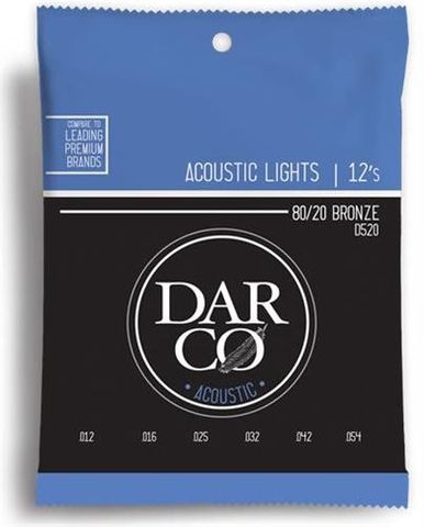 Darco Bronze Light 12-54 Guitar Strings
