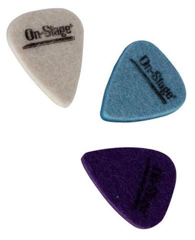 On Stage Pkt 3 Felt Ukulele Picks