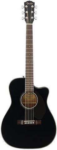 Fender CC60SCE Black Concert WN Ac/El