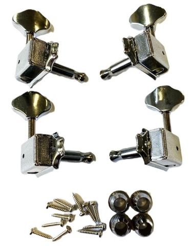 GT PS1CR Chrome Ukulele Machine Head Set