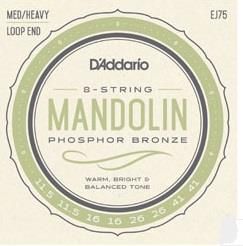 D'Addario J75 Mandolin Strings - Med/Hvy