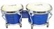 Percussion Plus DLX Bongos BLUE