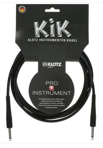 Klotz 6m BLACK PPSW Guitar Cable