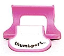 PINK-WHITE Flute Thumbport