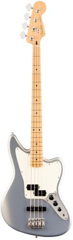 Fender Player Jaguar MN Silver Bass Gtr