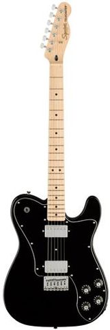 Fender Aff Tele Dlx MN BPG BLK Guitar