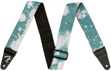 Fender Tie Dye Teal Guitar Strap