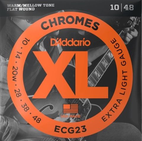 D'Addario ECG23 X Lite Chromes Electric