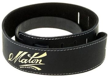 Maton 2.5in Soft BLACK Maton Strap