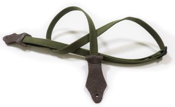 Franklin 5/8in Olive Cotton Uke Strap
