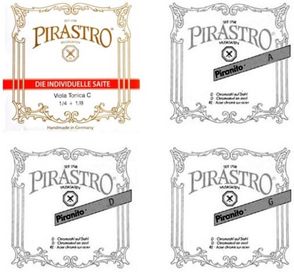 Pirastro 1/4-1/8 Hybrid VIOLA Set