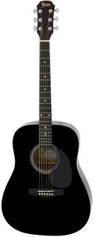 Aria Fiesta 300 Black Dreadnought Guitar