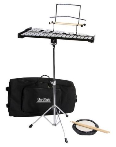 On Stage 32 Note Glockenspiel Pack w Std
