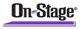 Onstage Laptop Accessory Tray Mic Stand