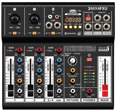 Italian Stage 2MIX4FXU Mixing Desk