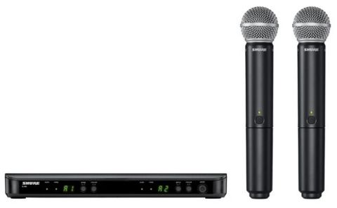 Shure Dual SM58 Wireless HH Mic System